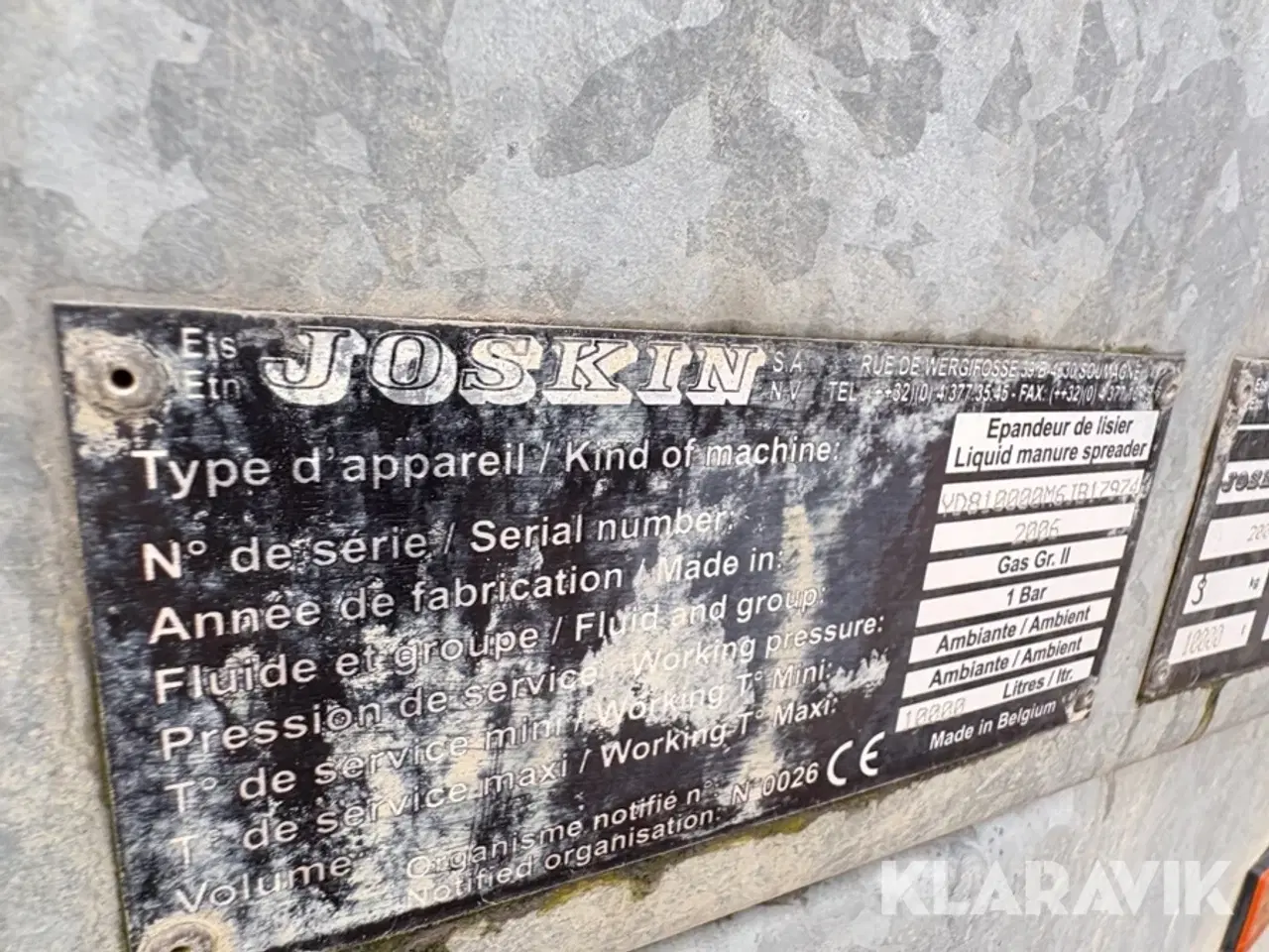 Billede 5 - Vandvogn Joskin Modulo 2 10000ME