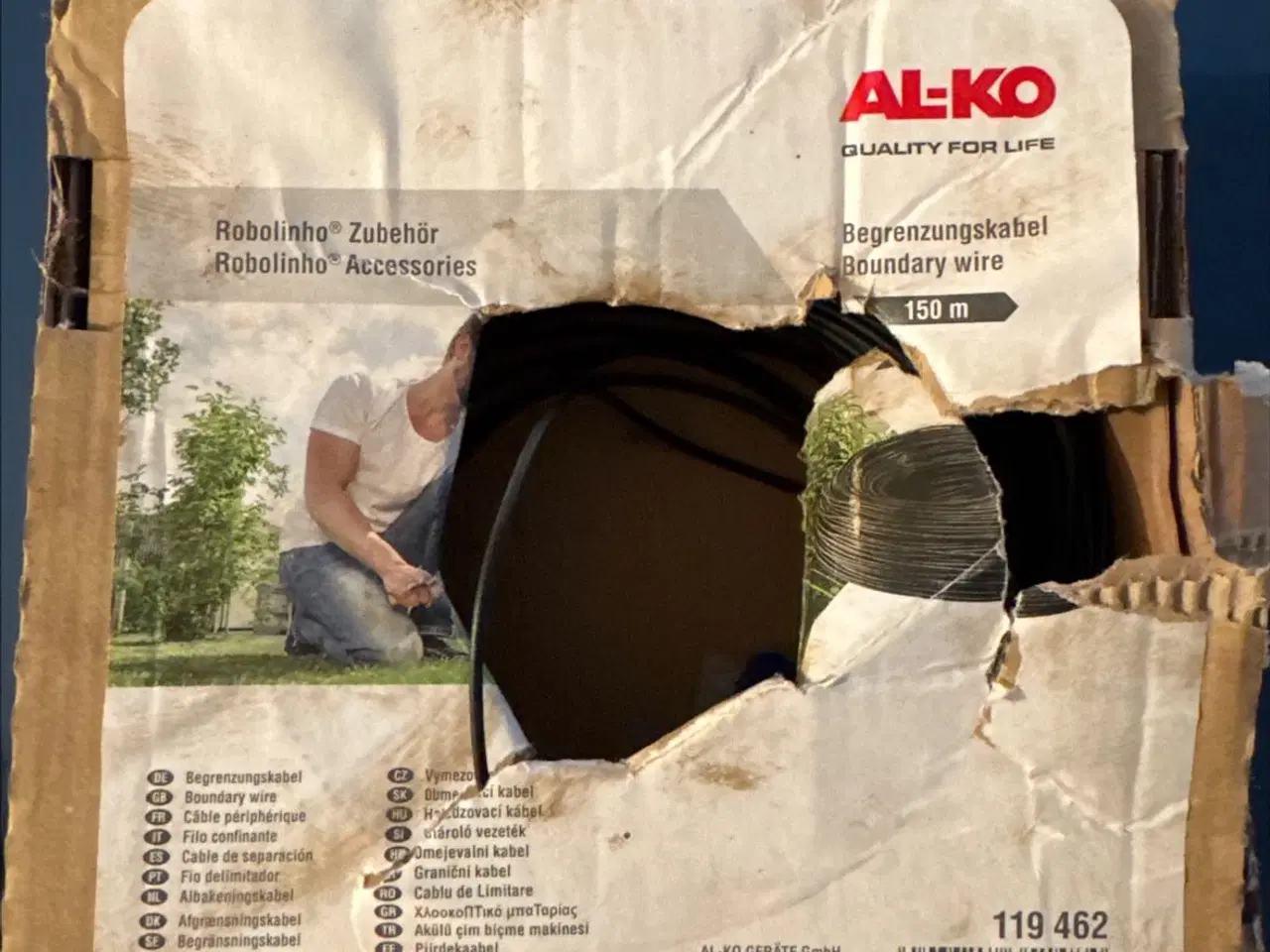 Billede 1 - Pløkker og kantsnor til robotplæneklipper