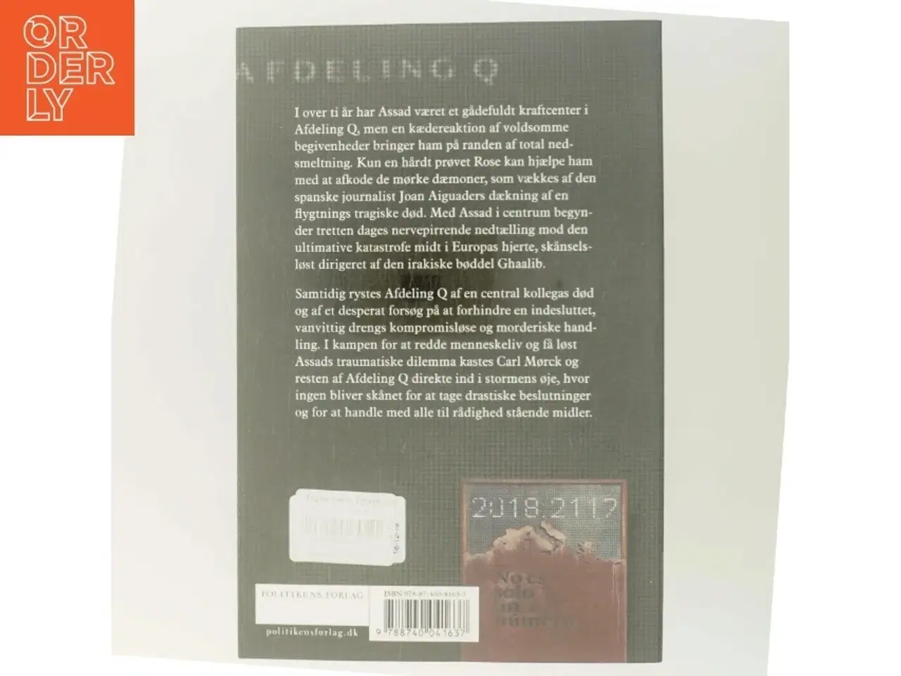 Billede 3 - Afdeling Q - Bind 8 af Jussi Adler-Olsen (Bog)