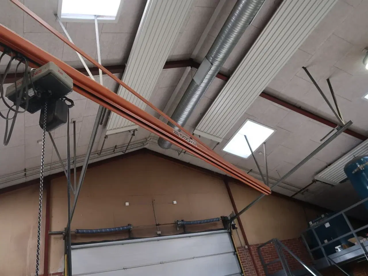 Billede 7 - Søjlesvingkran med el-kædetalje 500 Kg