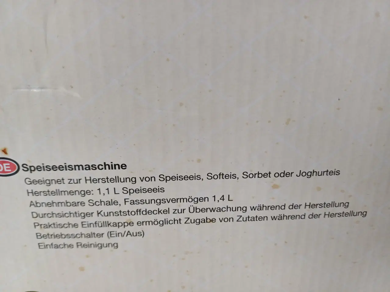 Billede 3 - Ismaskine / Ice cream Maker 1,1 liter