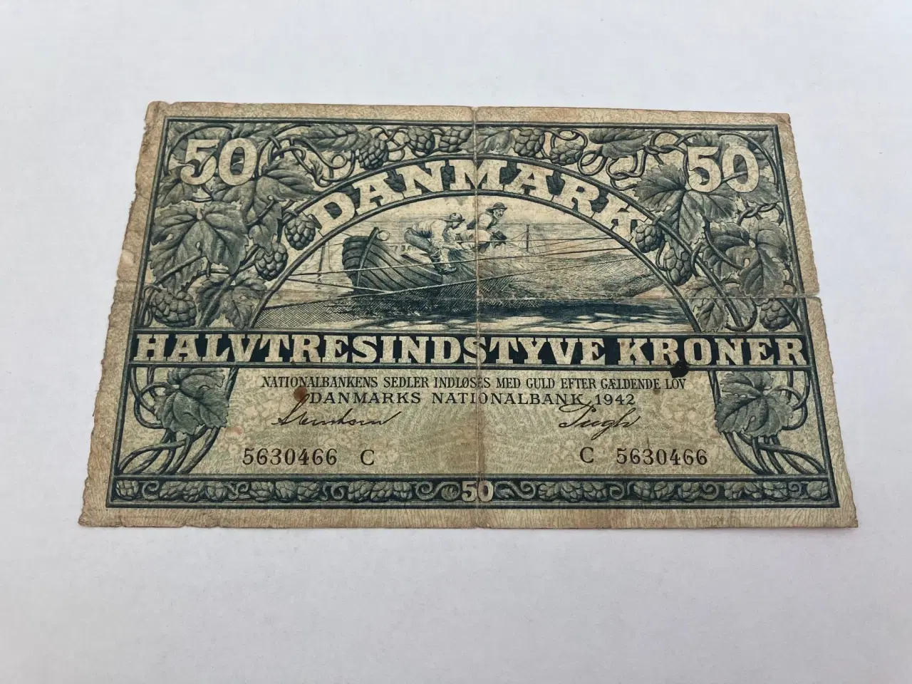 Billede 1 - 50 Kroner 1942 C - Dårlig stand