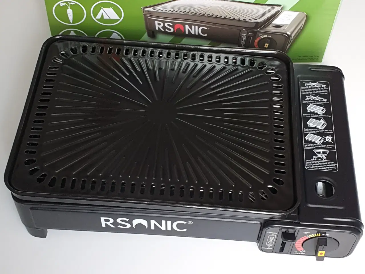 Billede 3 - NY! RSONIC Gasgrill + 8 Gasdåser