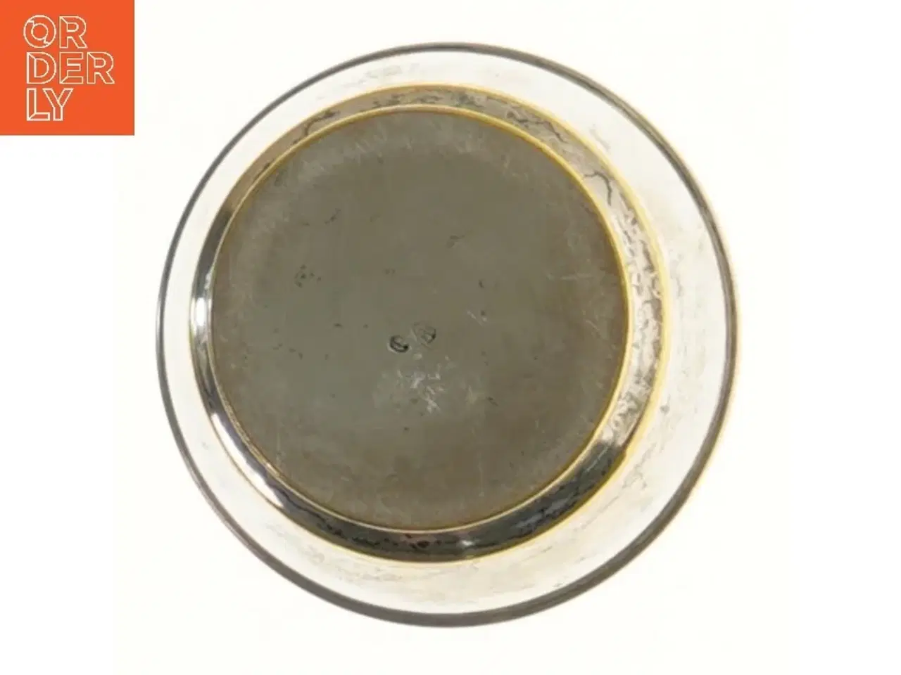 Billede 3 - Sølvplet vase med glasindsats (str. 15,5 cm)