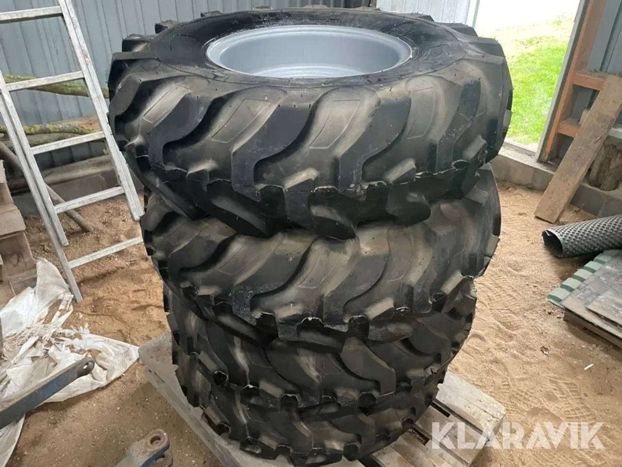 Billede 8 - Entreprenørdæk Dunlop Stabilia med skum - 4 styk