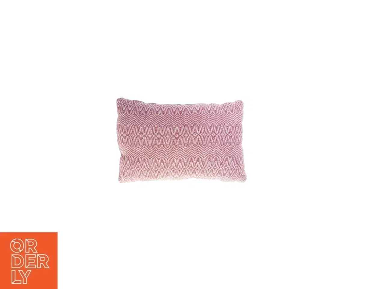Billede 1 - ny Pude i bourdeaux, hvid og sølv (str. 55 x 34 cm)