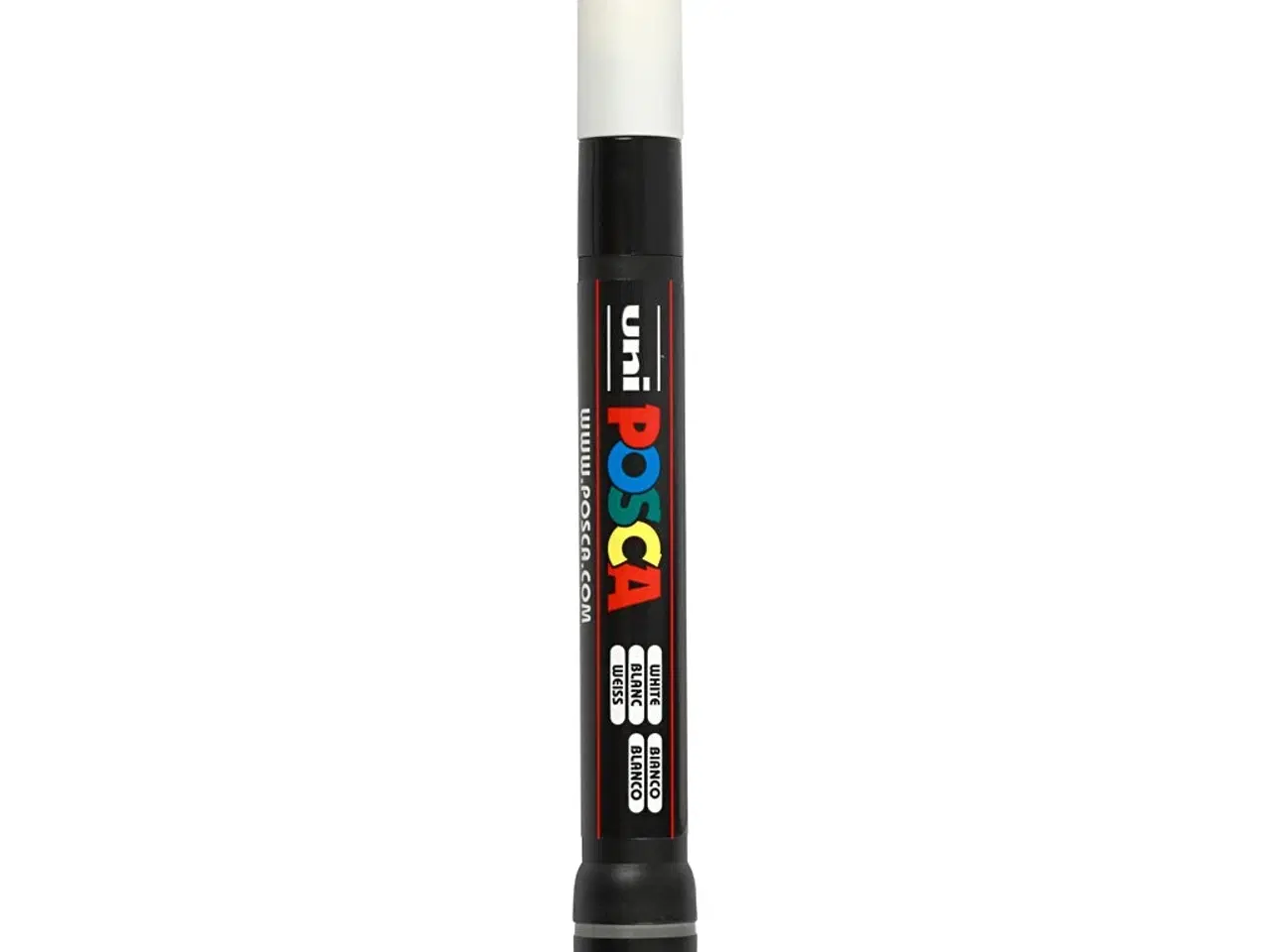Billede 1 - Posca Tusch, PCF350, streg 1-10 mm, brush, hvid, 1 stk.