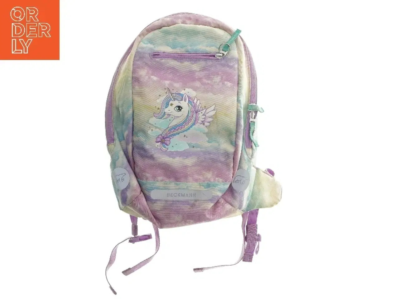 Billede 1 - Børne rygsæk med enhjørning design fra Beckmann (str. 40 cm)