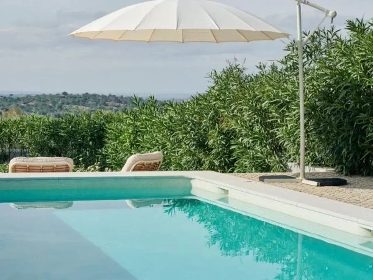 Billede 1 - Casa hængeparasol floriasa ø 274 x 248 cm sand(ubrugt)