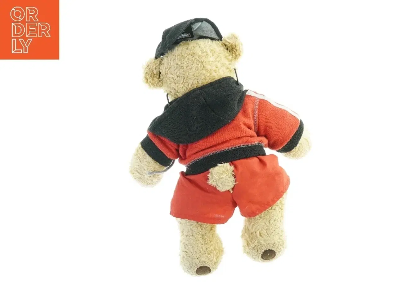 Billede 3 - Tøjklædt bamse fra Build a Bear (str. H. 45 cm)