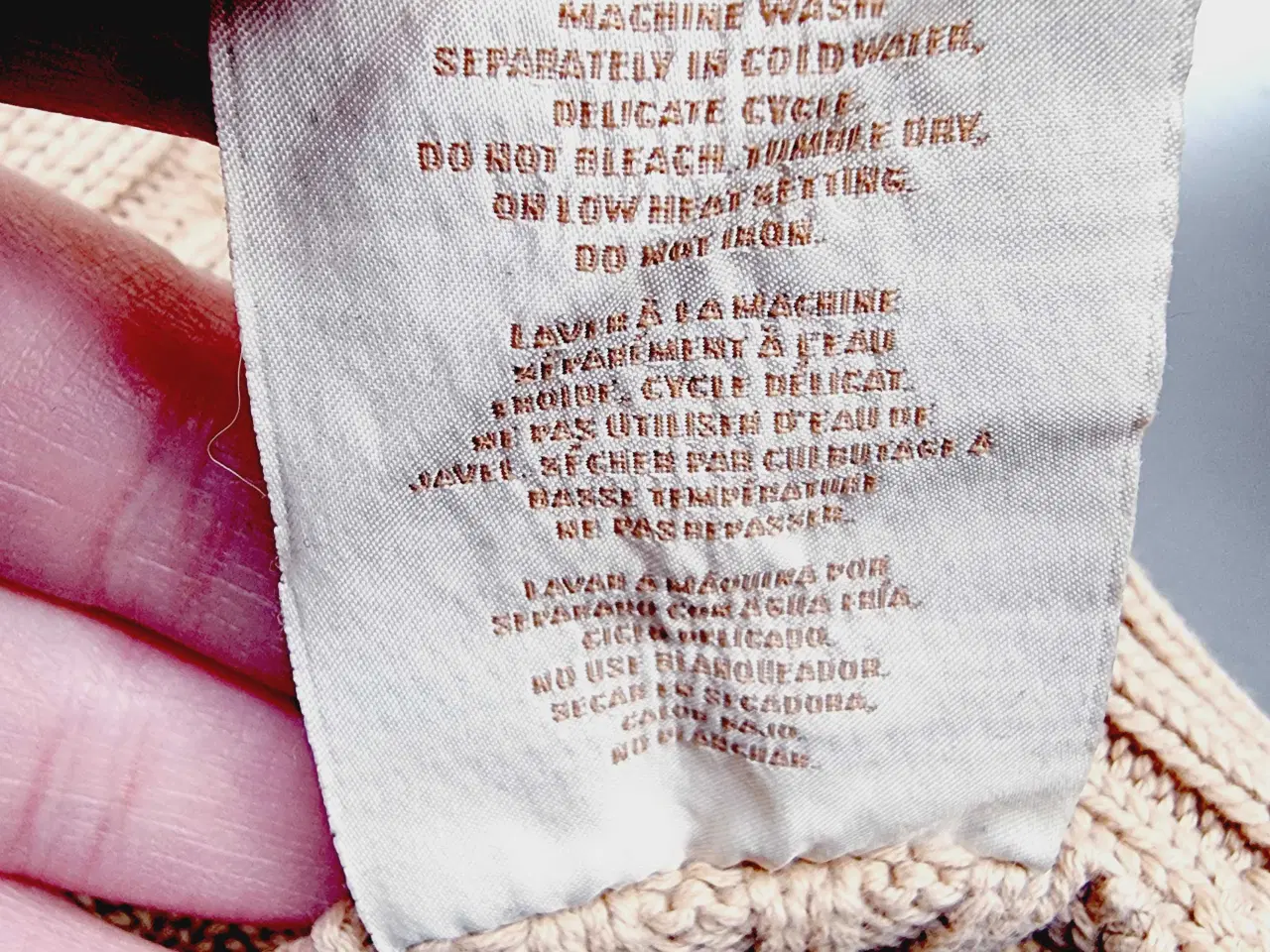 Billede 5 - Ralph Lauren cable knit tæppe 178cm x 127cm