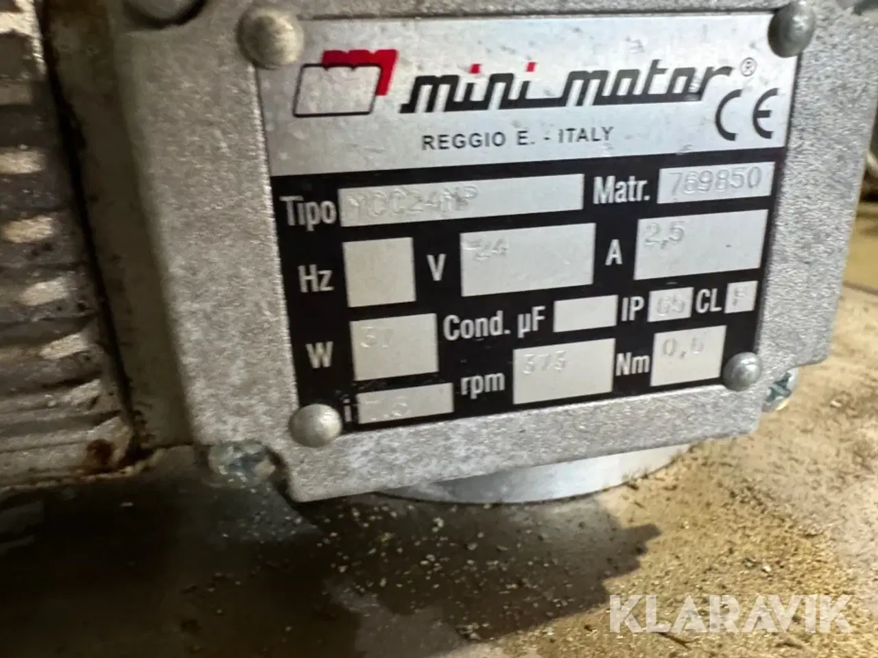 Billede 4 - Industri omrører Mini motor Mcc24mp