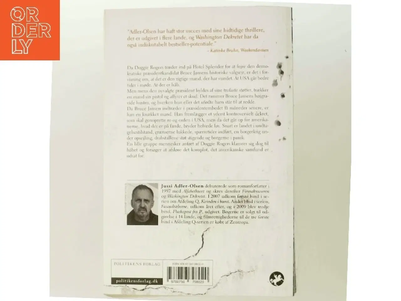 Billede 3 - Washington dekretet af Jussi Adler-Olsen (Bog)