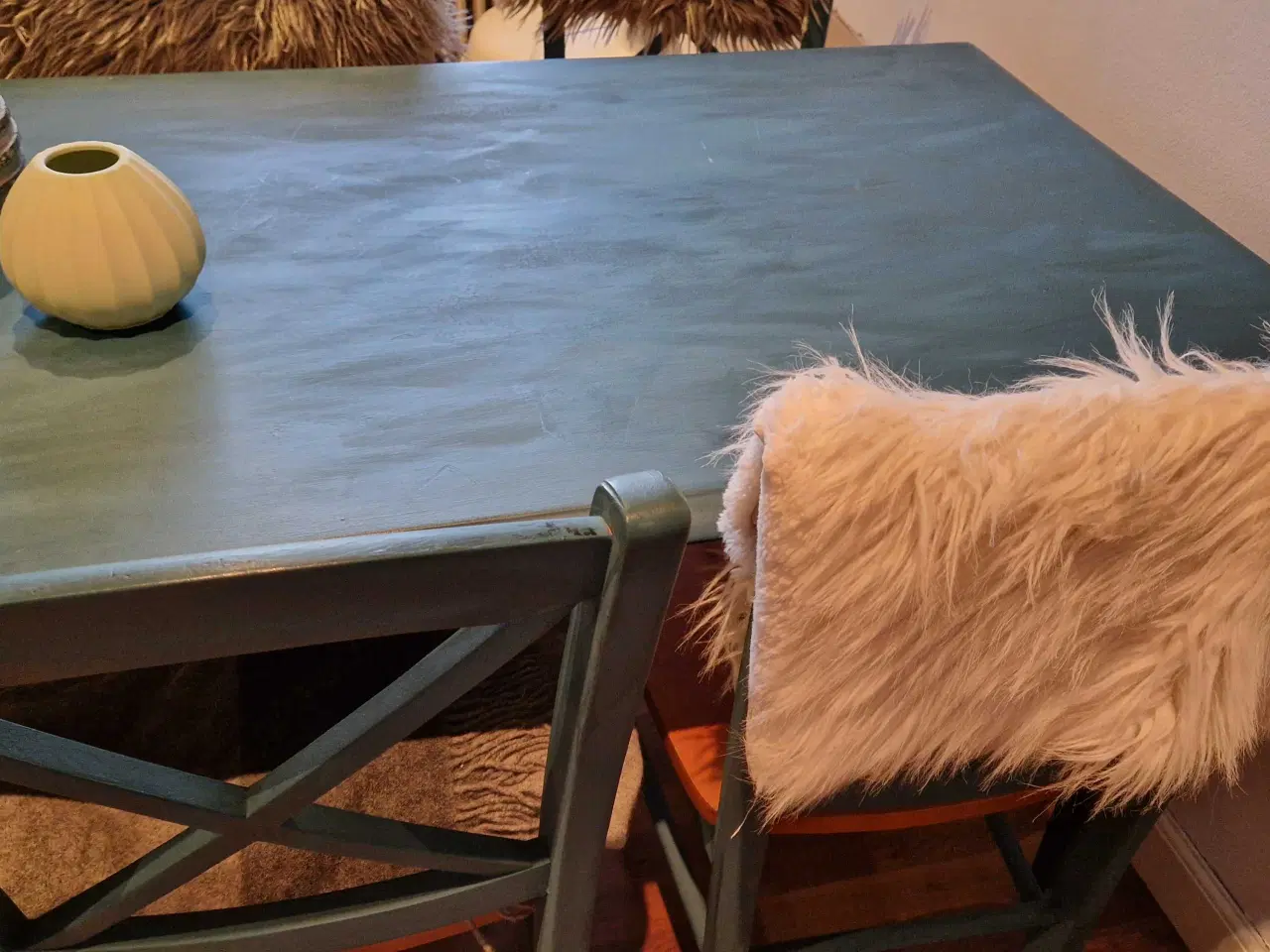 Billede 4 - Spisebord med 4 stole