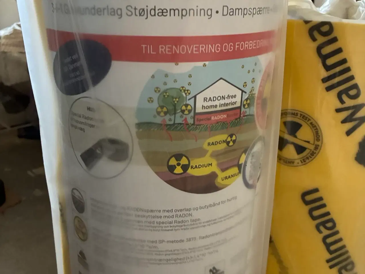 Billede 2 - Radonspærre Wallman gulvunderlag og tape