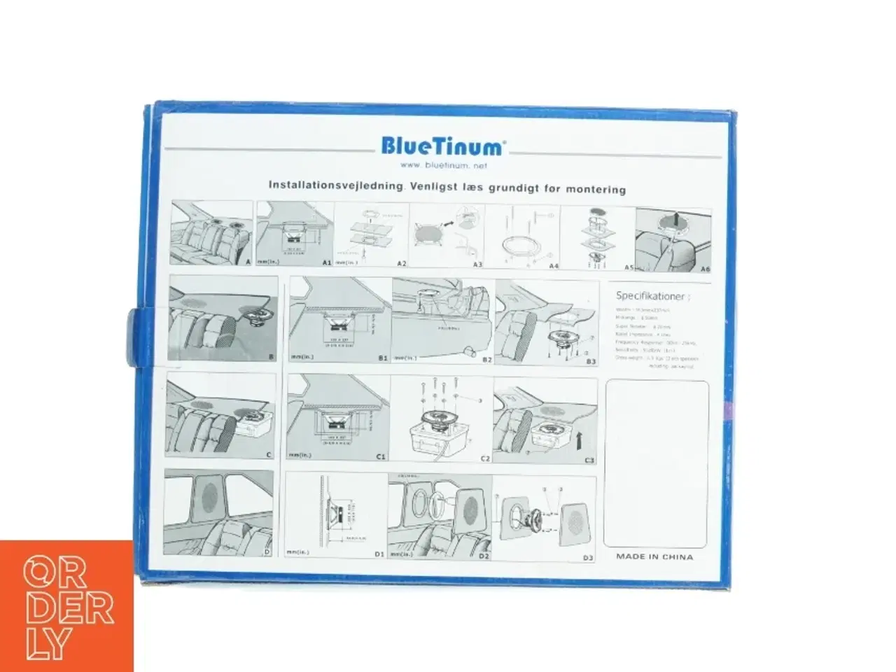 Billede 5 - Auto højttalere trevejs fra BlueTinum (str. 35 x 28 cm)