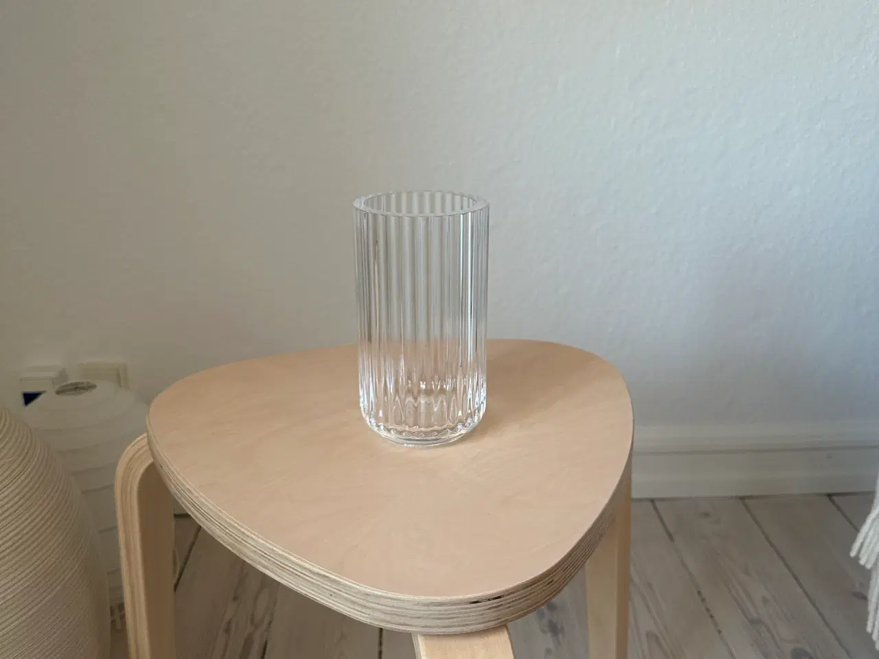 Billede 1 - Lyngby vase i klart glas 