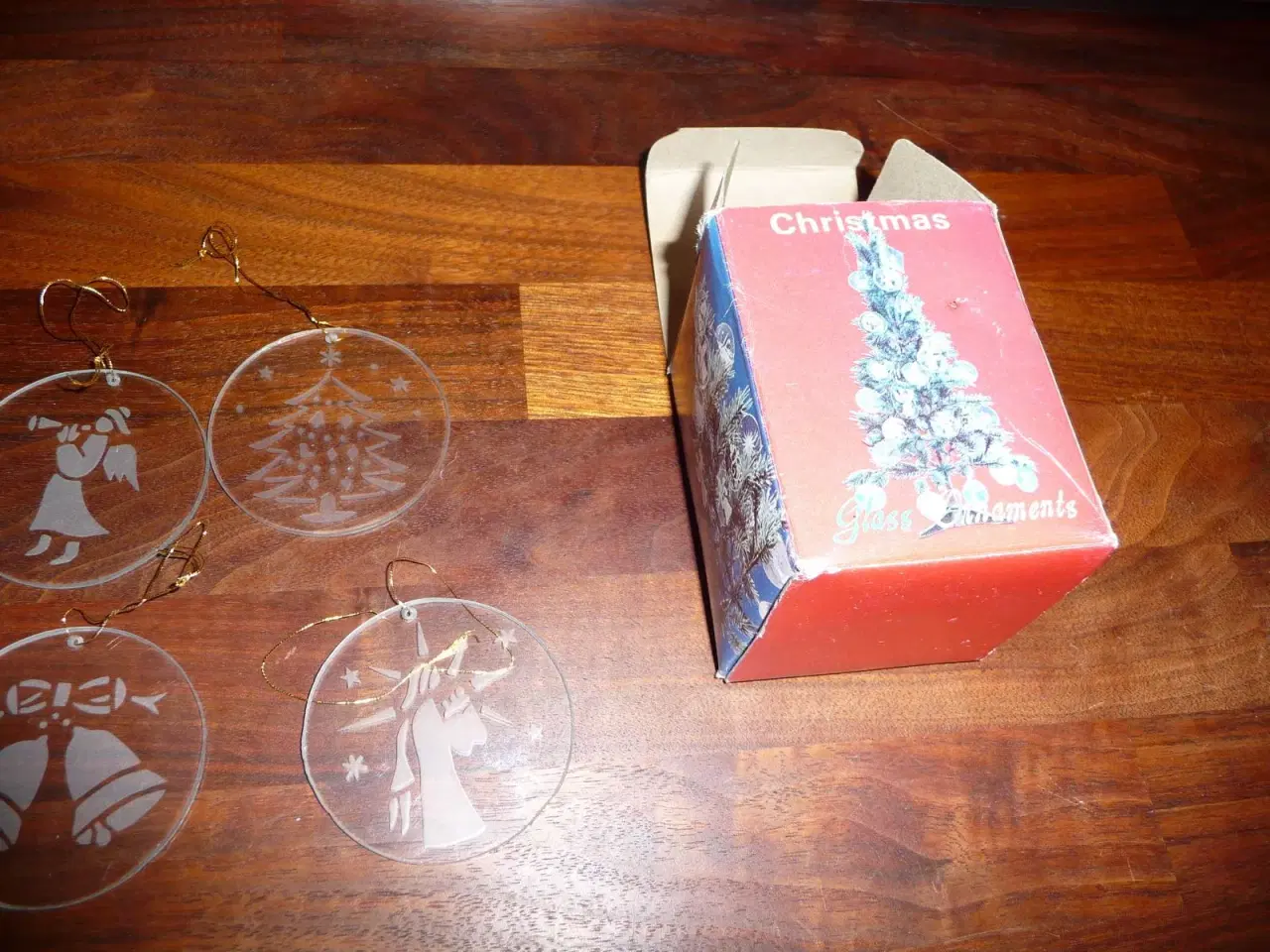 Billede 2 - jule glas ornaments 12 stk
