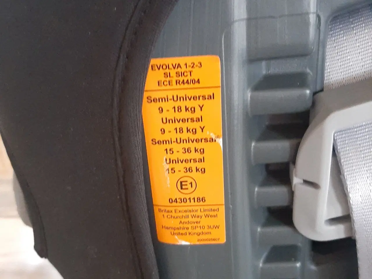 Billede 1 - Autostol Britax Römer