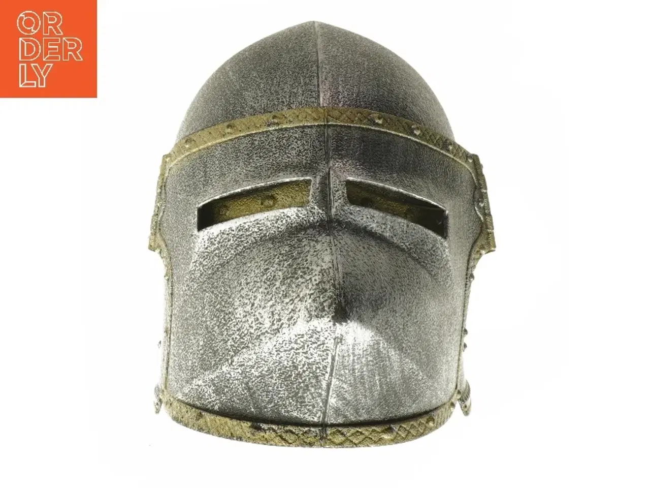 Billede 1 - Gammel ridderhjelm i plast (str. 25,5 cm)