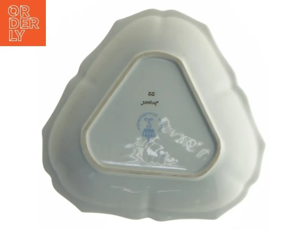 Billede 3 - Porcelænsskål med fugledekoration fra Oscar Schlegelmilch (str. Ø 17 cm)