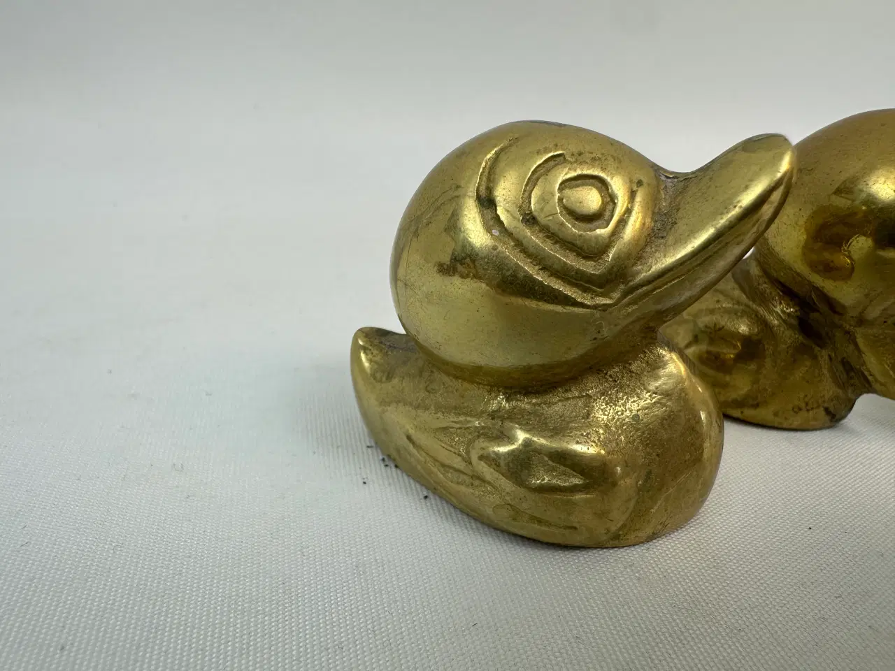 Billede 2 - 3 stk. små vintage messing ænder