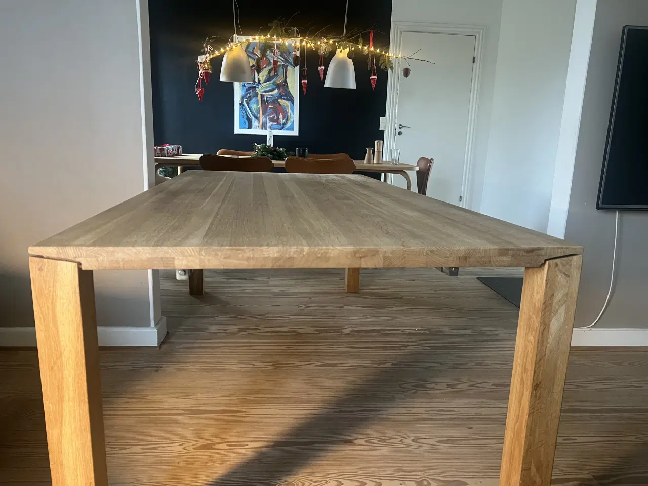 Billede 2 - Spisebord i bøgetræ