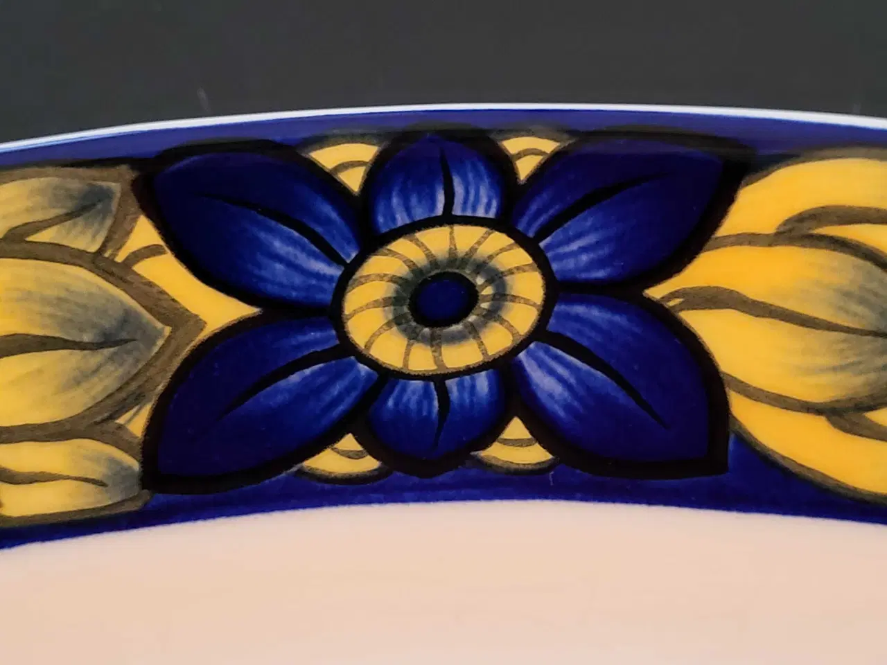 Billede 2 - Stort Royal Copenhagen Blå Fasan fad