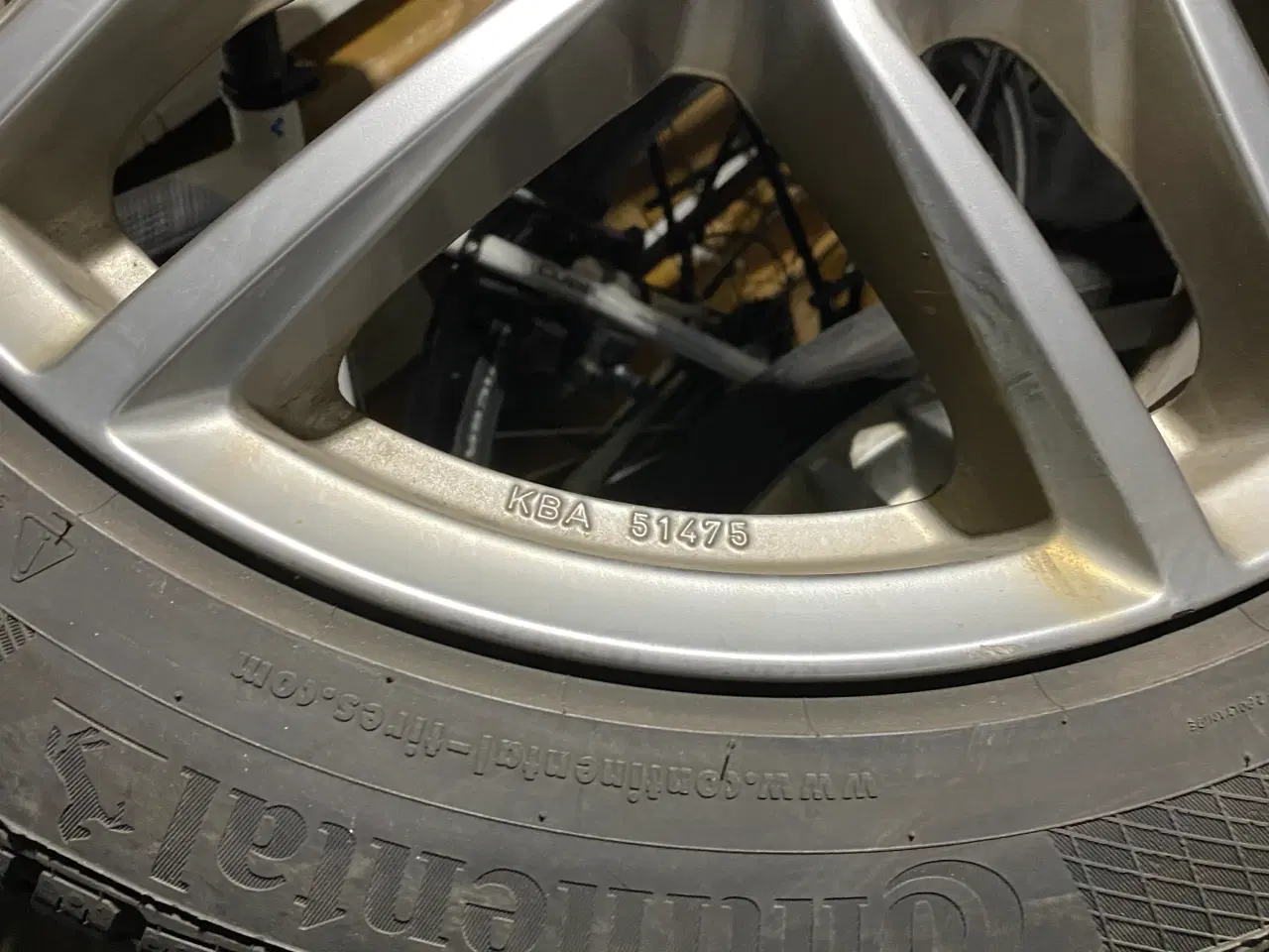 Billede 4 - 4 x Flotte Alufælge m/ fine Continental vinterdæk.