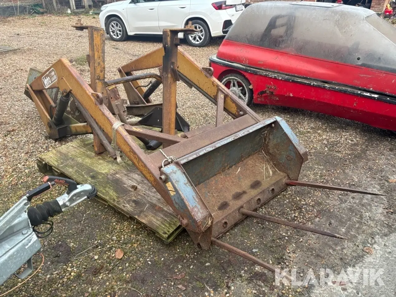 Billede 2 - Frontlæsser med skovl og greb