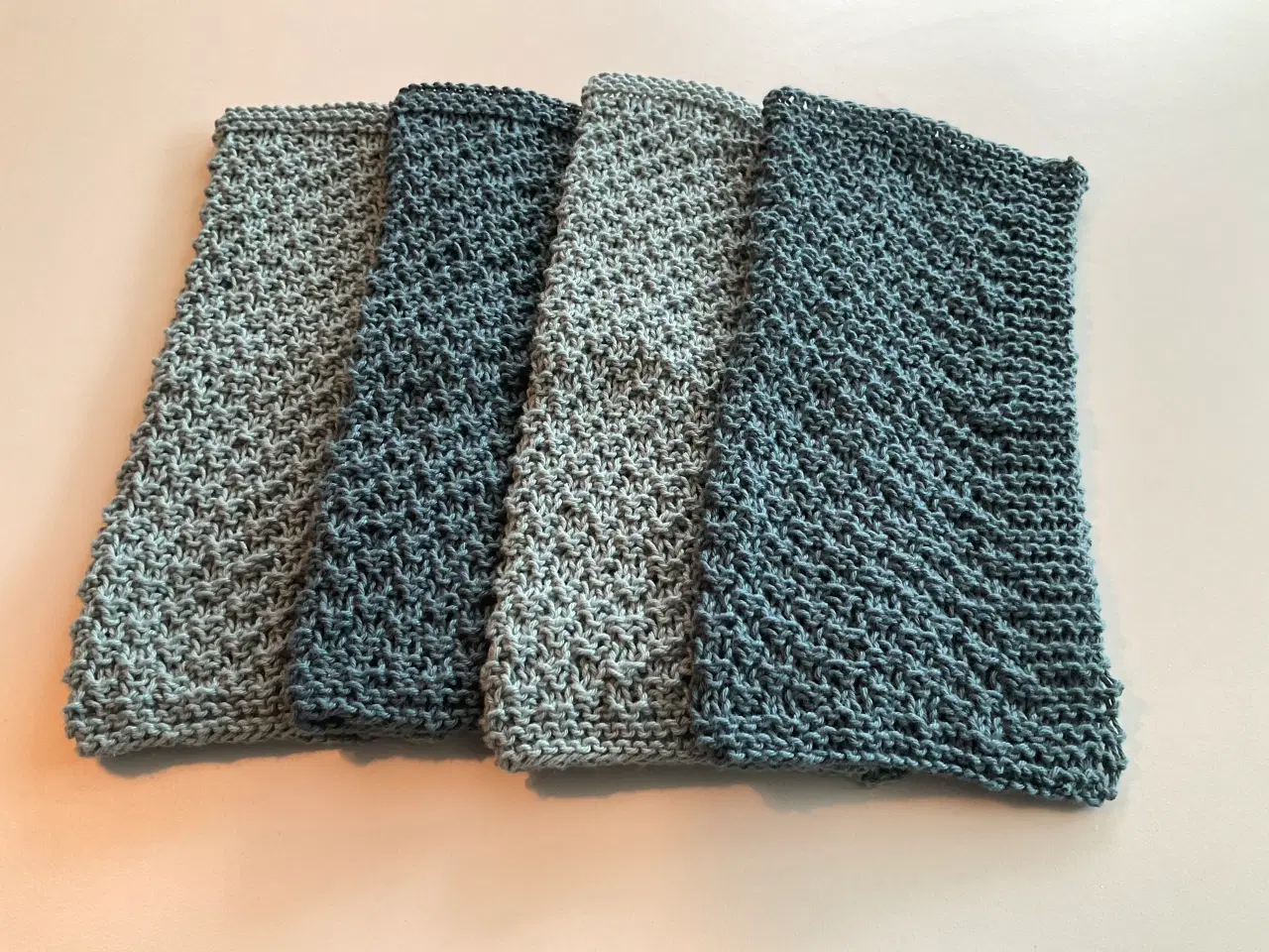 Billede 1 - 4 hjemmestrikkede karklude