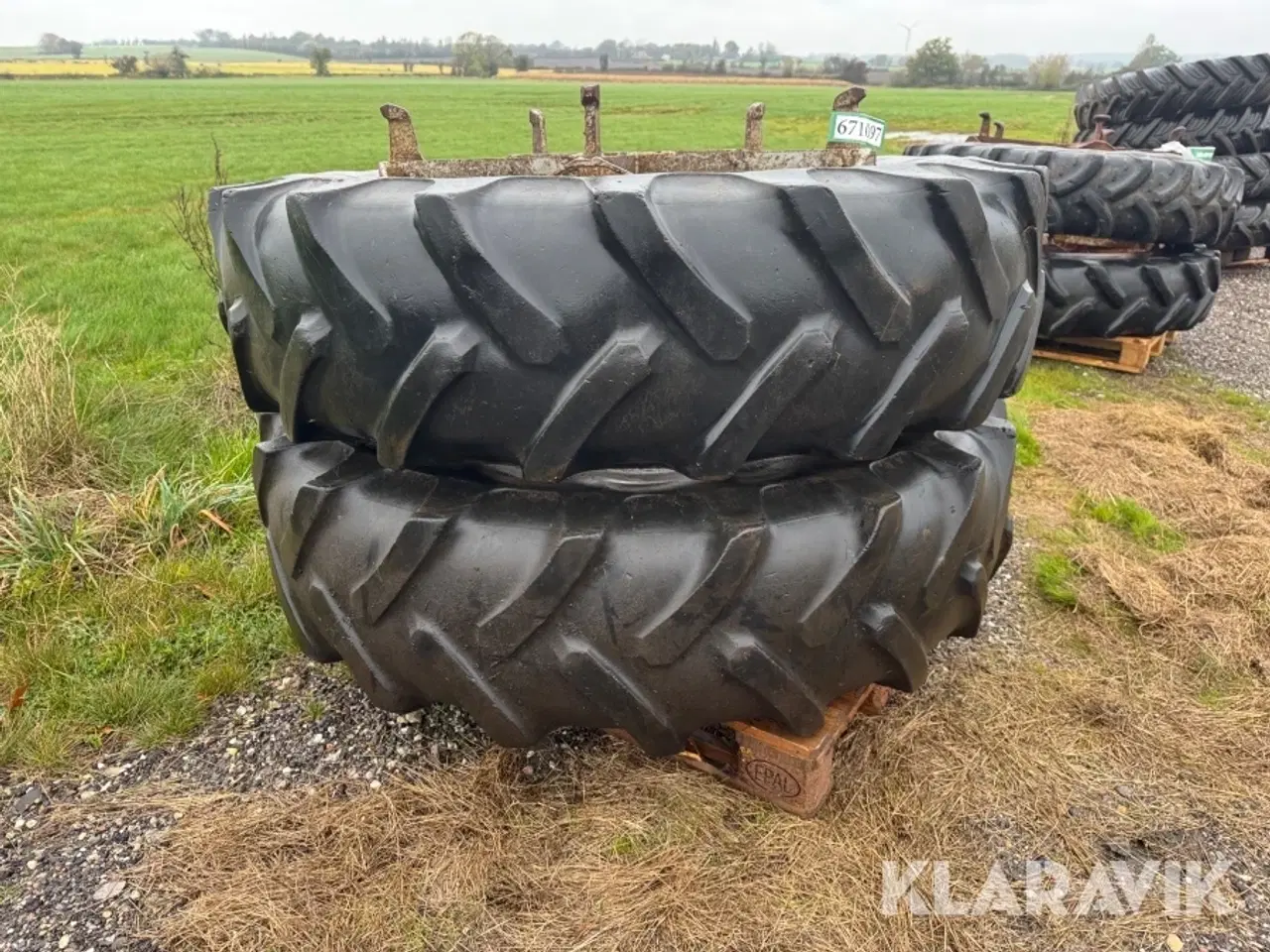 Billede 12 - Landbrugsdæk Michelin BIB X 2 styk