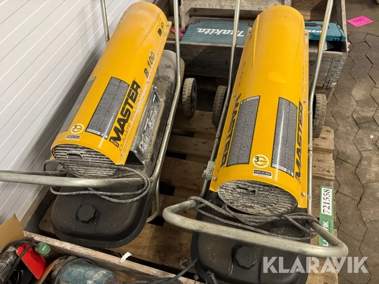 Billede 3 - Lot - Diesel varmekanoner Master B100CED