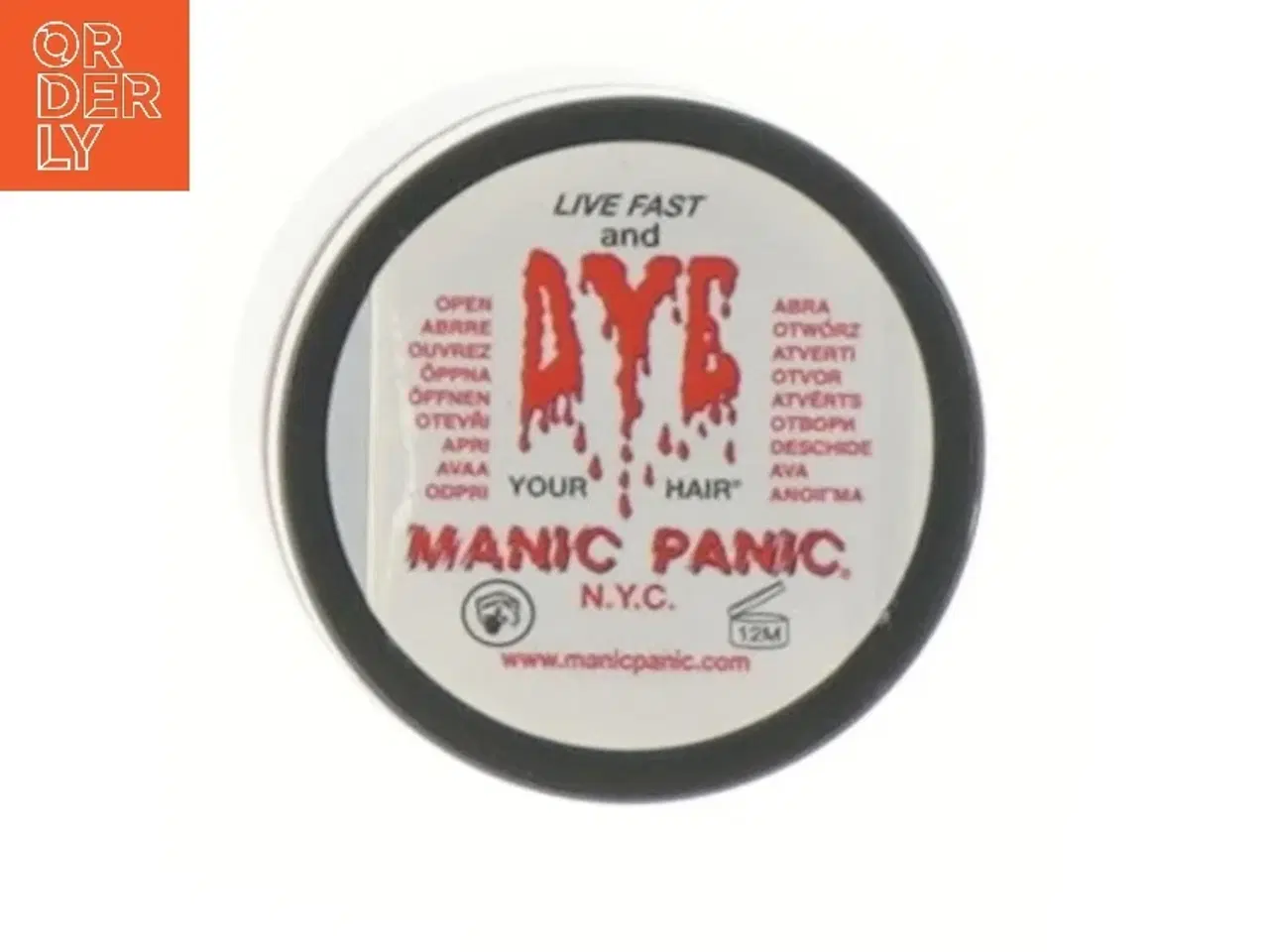 Billede 3 - Manic Panic hårfarve creme, Infra Red fra Manic Panic (str. Ø 6 cm længde 6,5 cm)