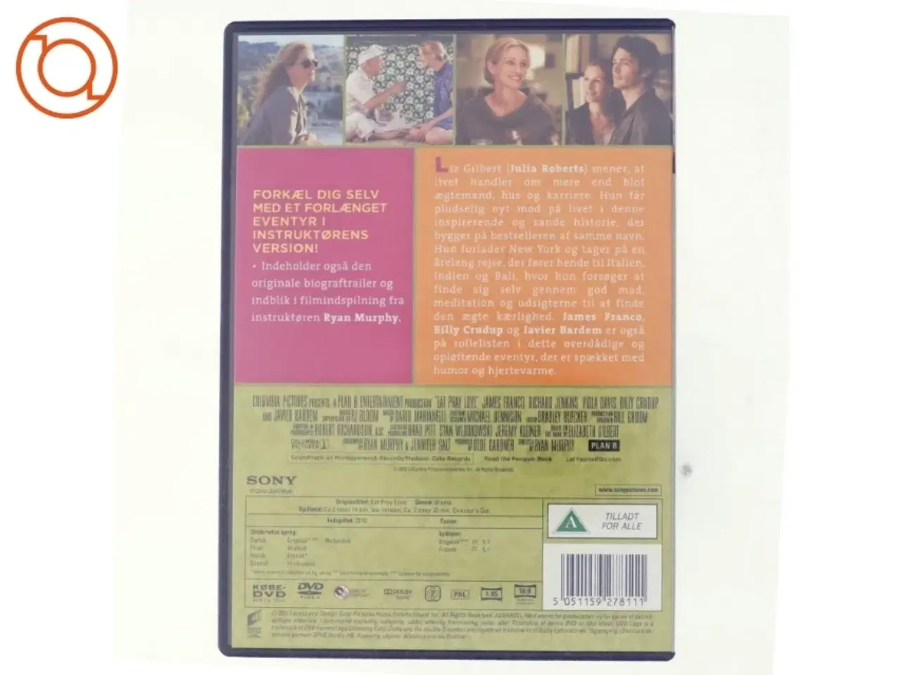 Billede 3 - Spis, Bed, Elsk (Eat Pray Love)