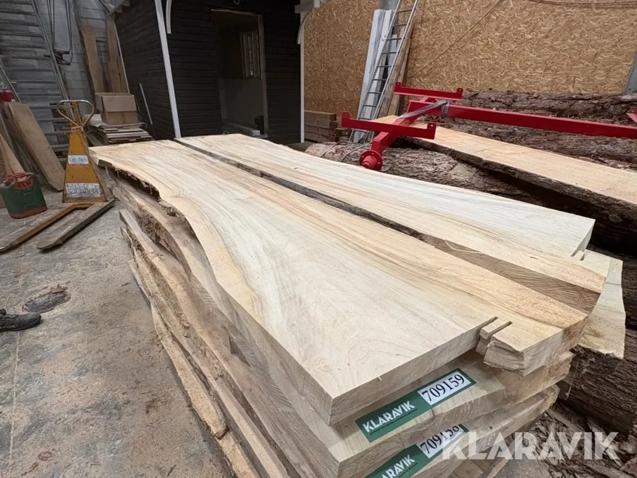 Billede 1 - Amerikansk tulipan træ planke 2 styk