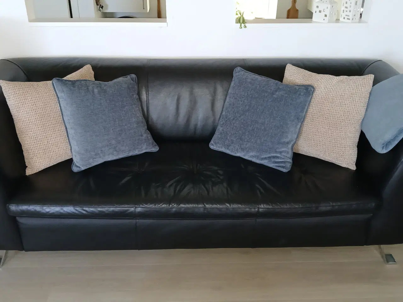 Billede 4 - Velholdt lædersofa