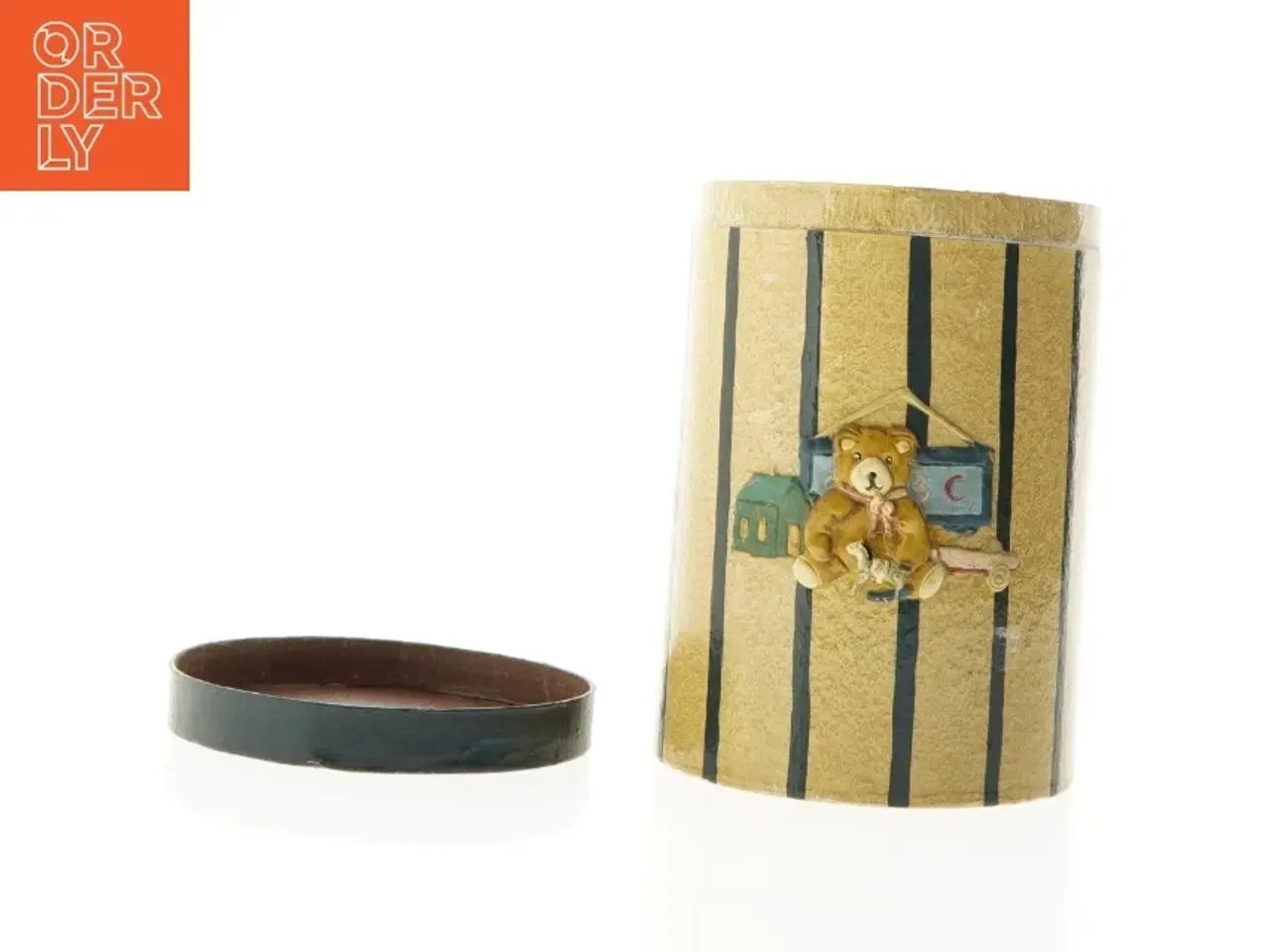 Billede 2 - Dåse med bamse motiv (str. 19 x 14 cm)