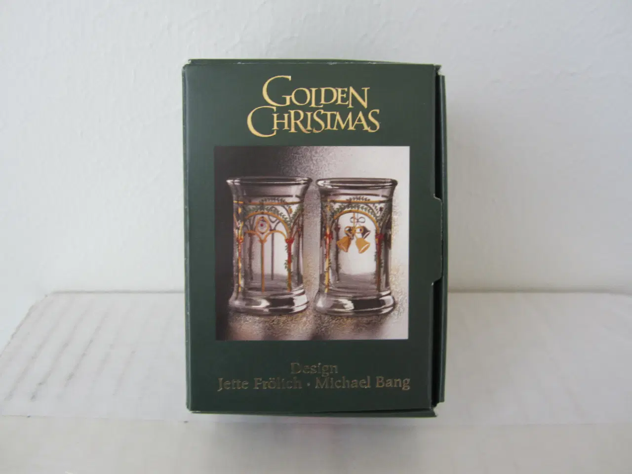 Billede 1 - 2001 Holmegaard jule dramglas i original æske.