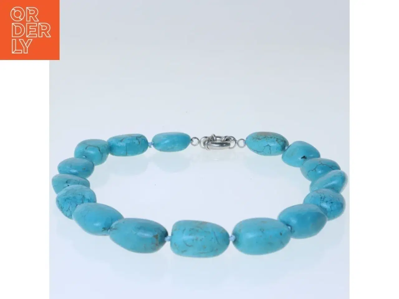 Billede 2 - Turkis halskæde (str. 43 cm)