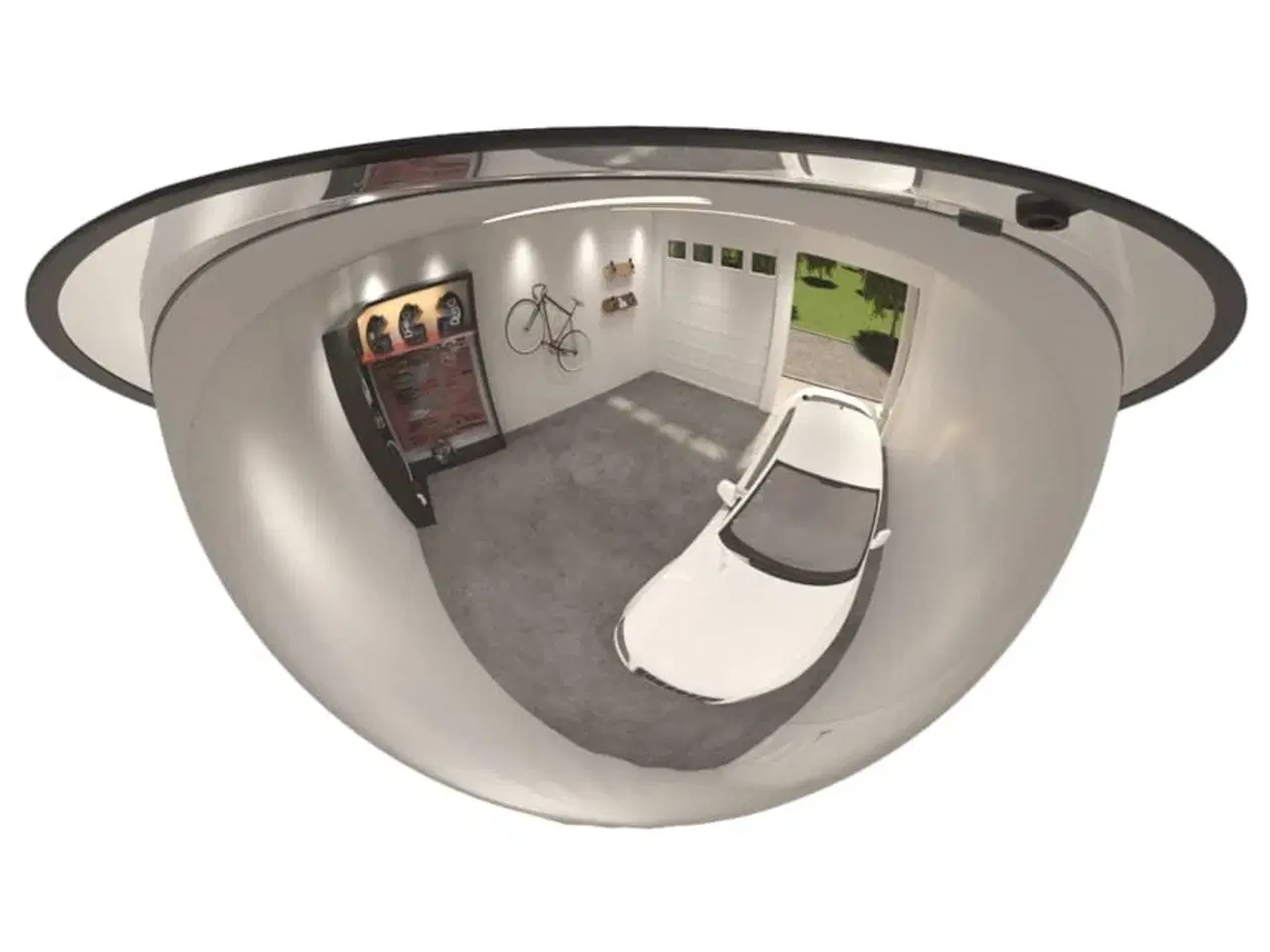 Billede 7 - Fuldkuppelt trafikspejl Ø30 cm akryl