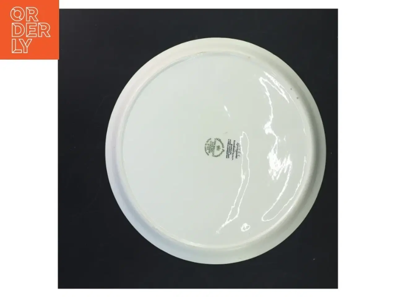 Billede 2 - Dekorativt fad i jernporcelæn (str. Ø  26 cm)