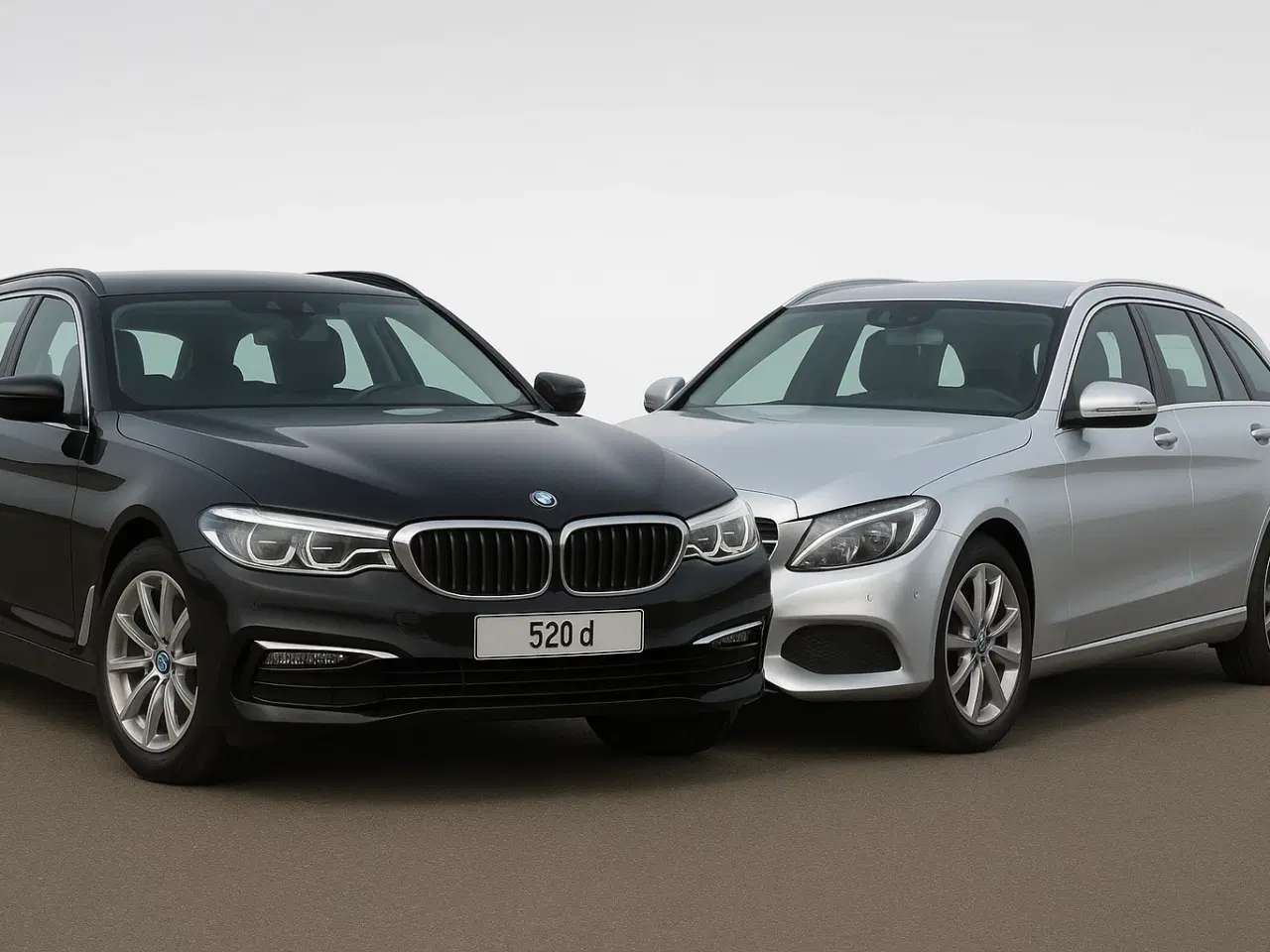 Billede 1 - Søger bmw 520d , mercedes c220 d , volvo v60