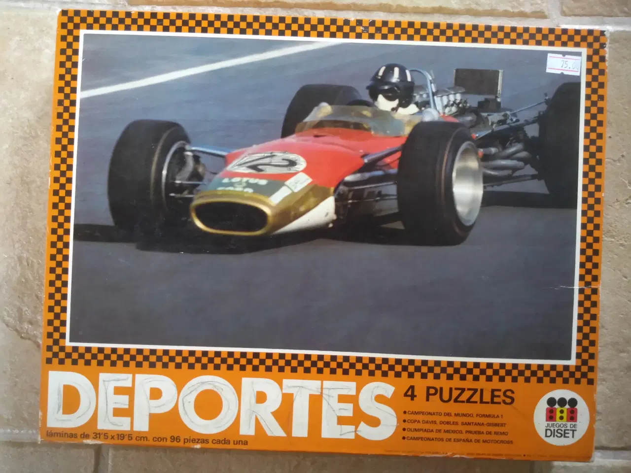 Billede 1 - Puslespil 4 i 1 med 96 brikker