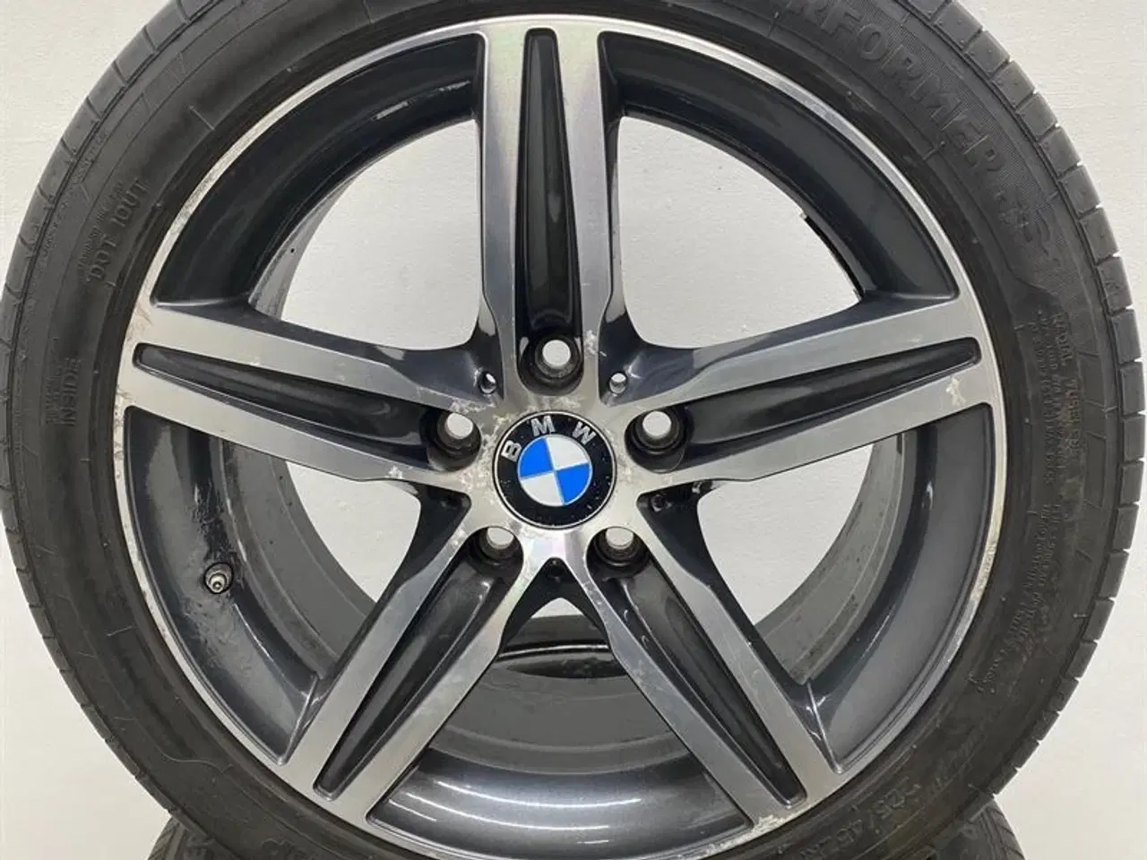 Billede 5 - 4stk 17" Org. BMW Alufælge Med Dæk "Sternspeiche 379" A64311 BMW E87 E90 E91 E81 E87LCI E90LCI E91LCI F20 F21 F22 F23 F21LCI F20LCI F22 LCI F23 LCI