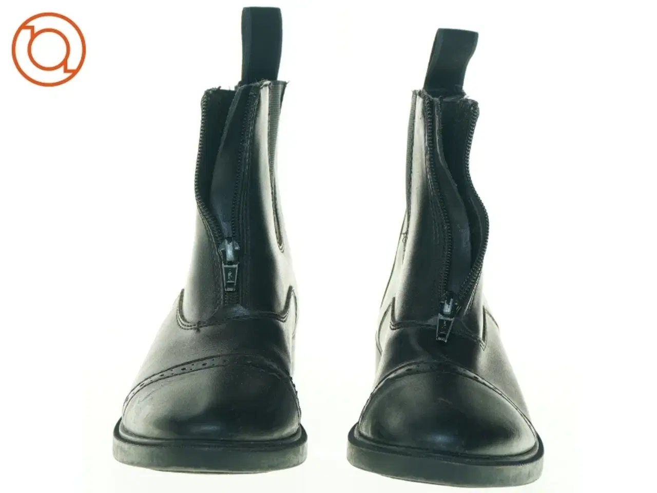 Billede 8 - Sorte læderstøvler fra Horze (str. 34)