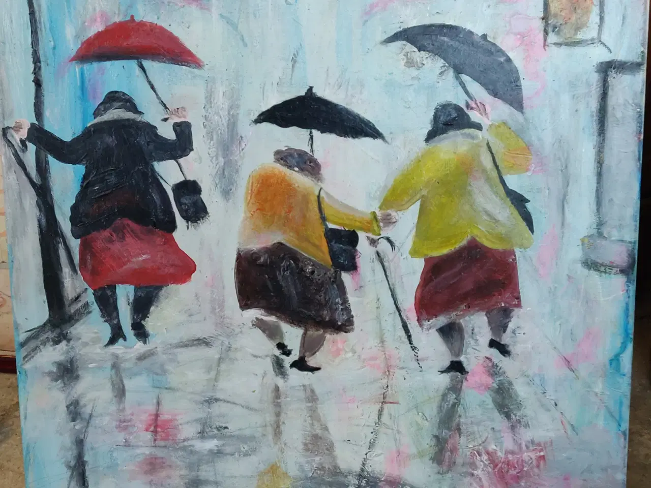 Billede 2 - Festligt maleri 50x70