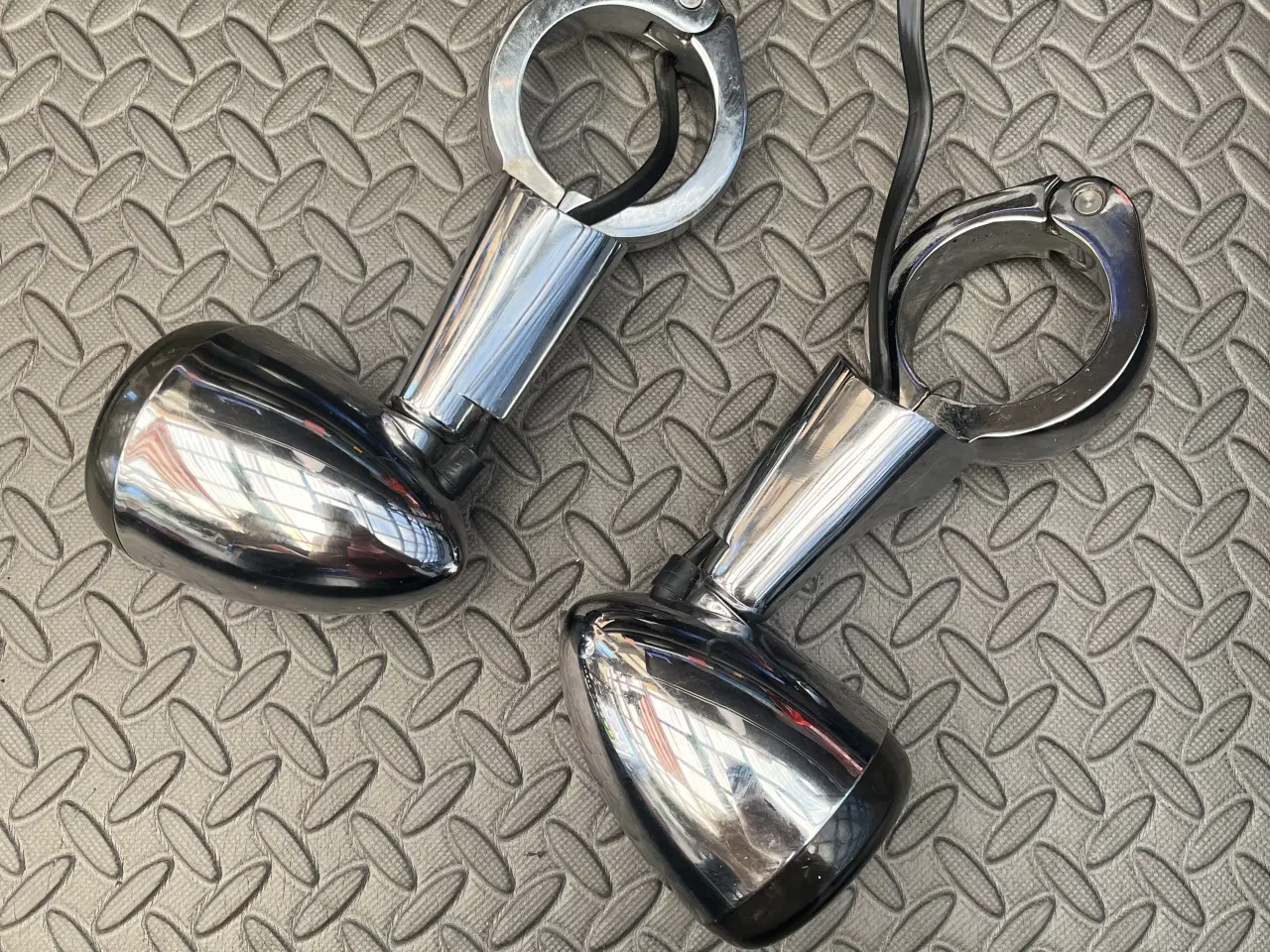 Billede 2 - Blinklys krom Harley-Davidson