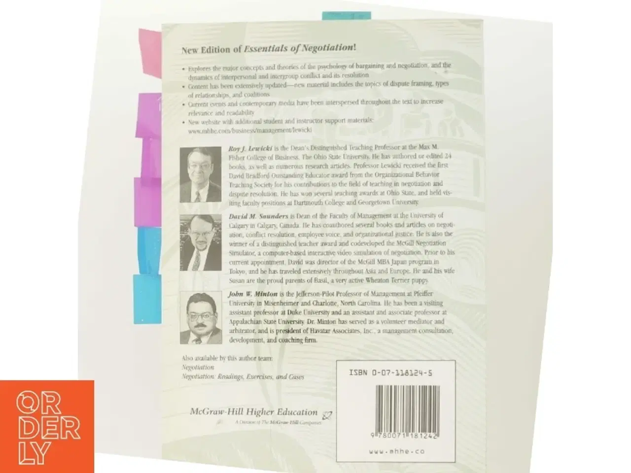 Billede 3 - Essentials of Negotiation (Bog)