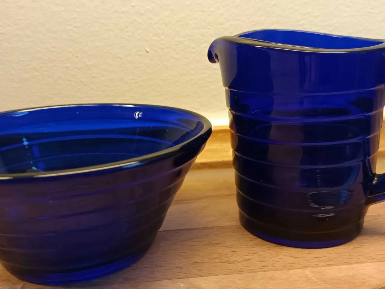 Billede 1 - Flødekande og sukkerskål